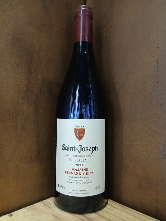 AOP Saint-Joseph "Le Berceau" 2023 Domaine BERNARD GRIPA