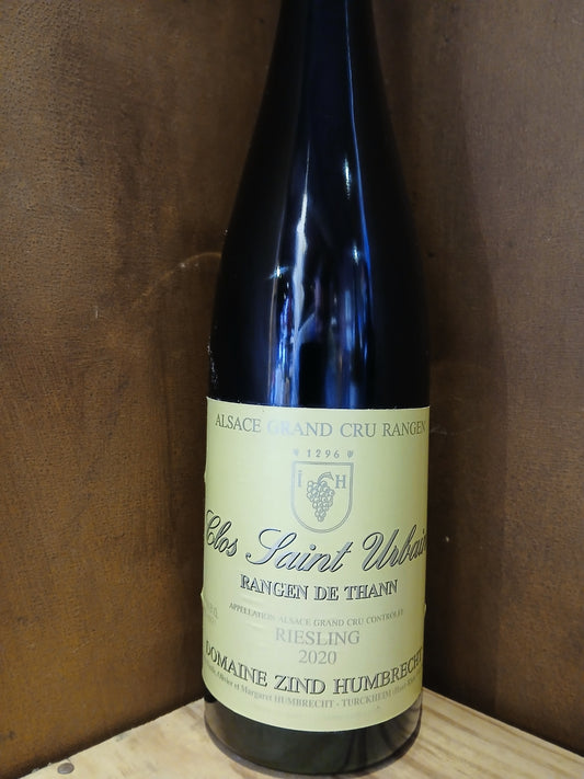 AOP Alsace Grand Cru Rangen De Thann "Clos Saint Urbain" Riesling 2020 Domaine ZIND-HUMBRECHT